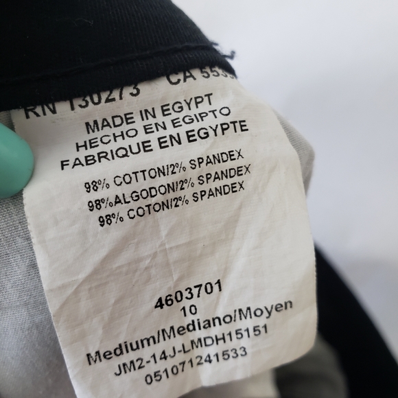 Lee Riders Womens Natural Fit Capri Pants Stretch Black Size 10 - Picture 4 of 4